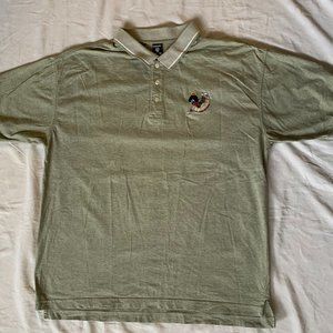 Warner Bros studio green polo